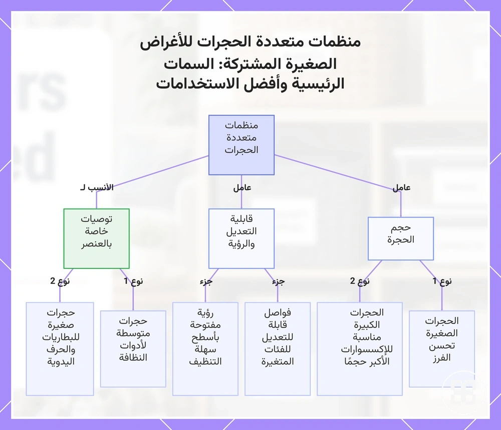 منظمات متعددة الحجرات للأغراض الصغيرة المشتركة: السمات الرئيسية وأفضل الاستخدامات