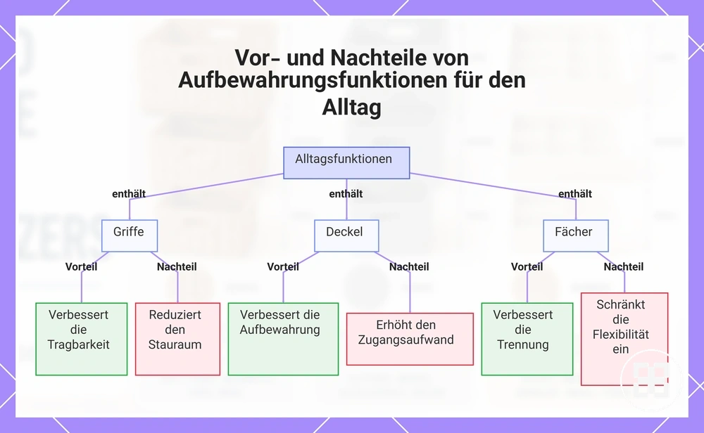 Vor- und Nachteile von Aufbewahrungsfunktionen für den Alltag