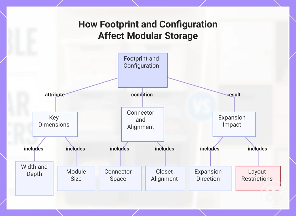 How Footprint and Configuration Affect Modular Storage