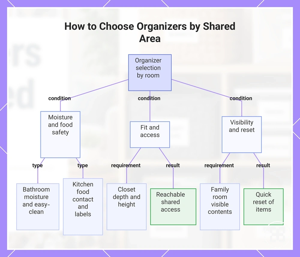 How to Choose Organizers by Shared Area