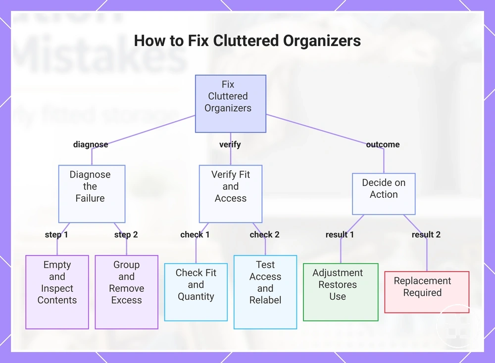 How to Fix Cluttered Organizers