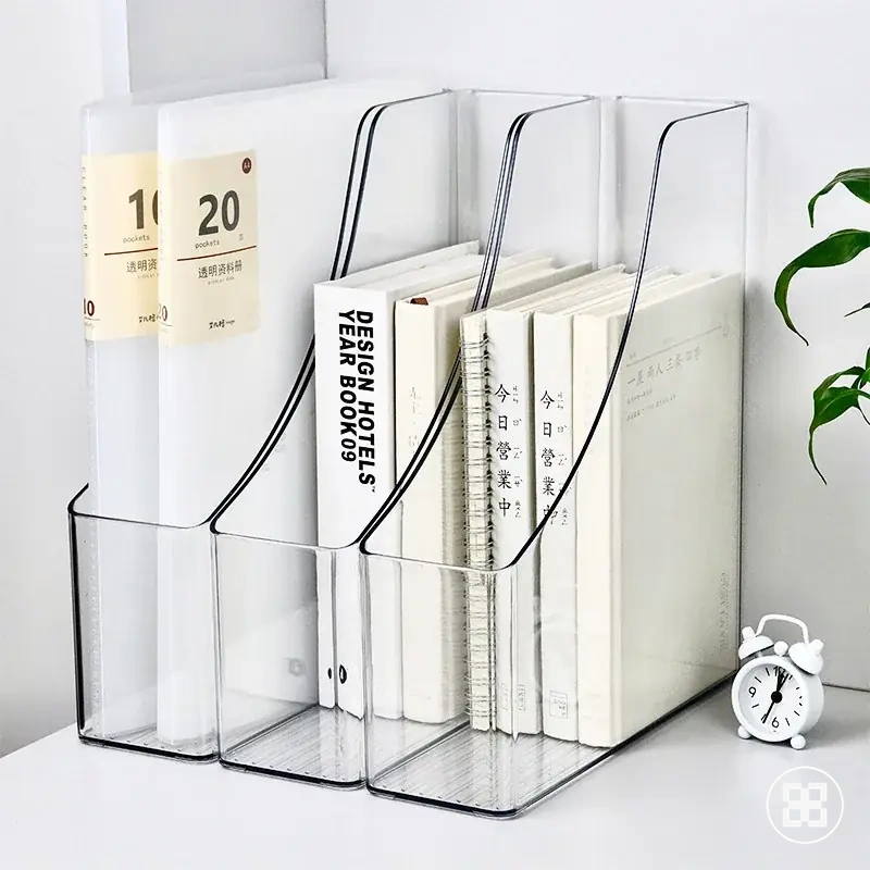 Boîte acrylique A4 pour documents, magazines, chemises et fournitures de bureau