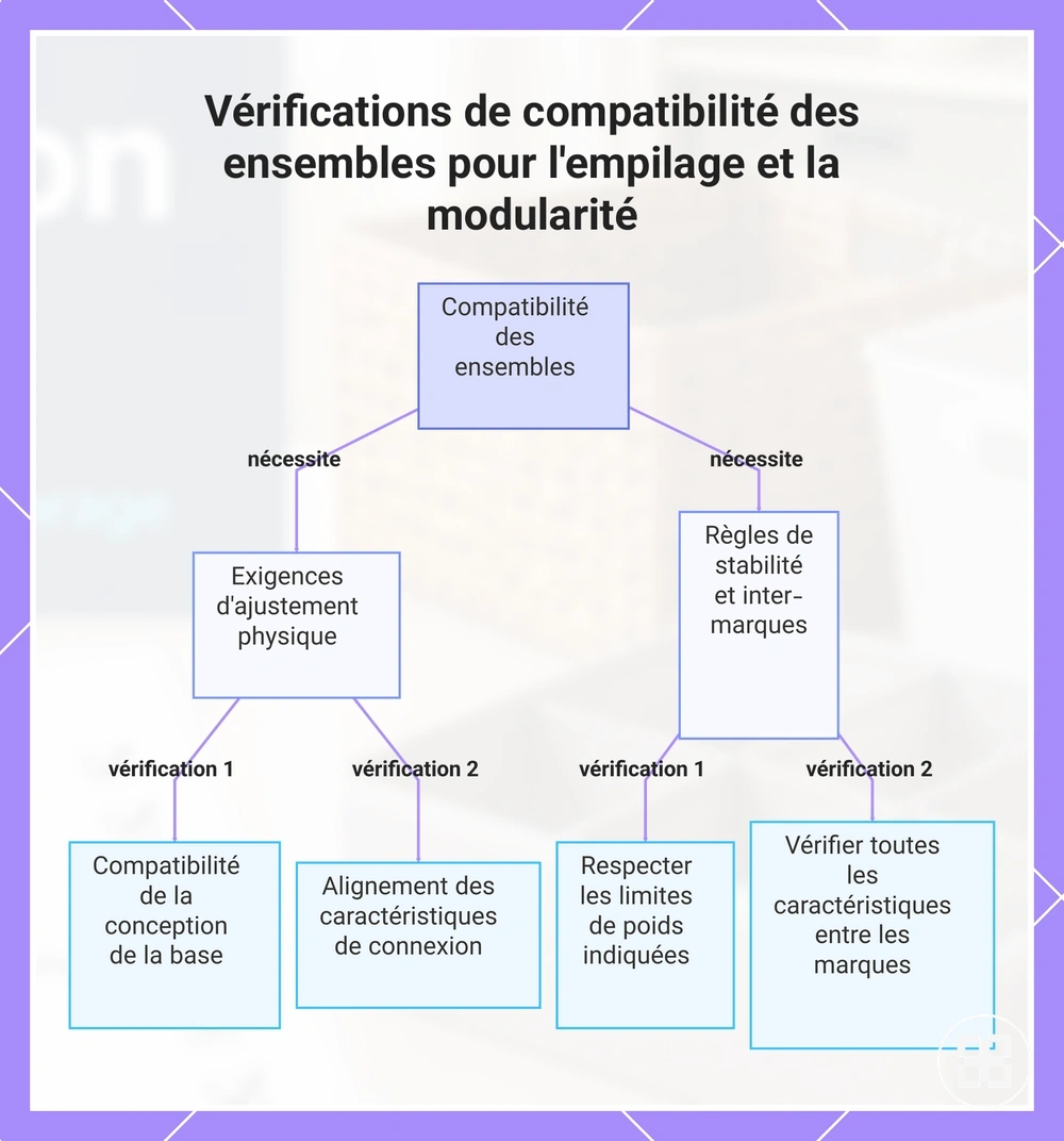 Vérifications de compatibilité des ensembles pour l'empilage et la modularité