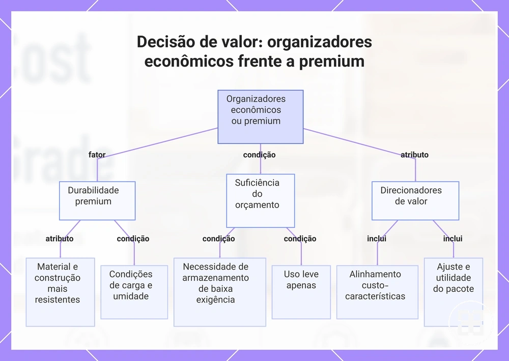 Decisão de valor: organizadores econômicos frente a premium