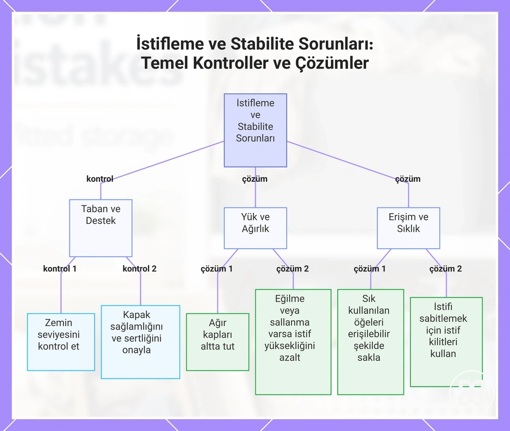 İstifleme ve Stabilite Sorunları: Temel Kontroller ve Çözümler