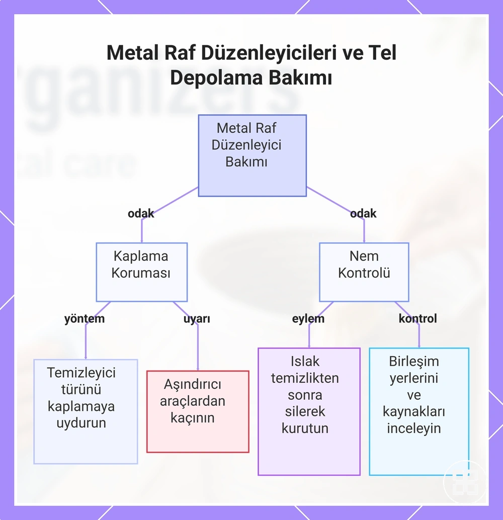 Metal Raf Düzenleyicileri ve Tel Depolama Bakımı