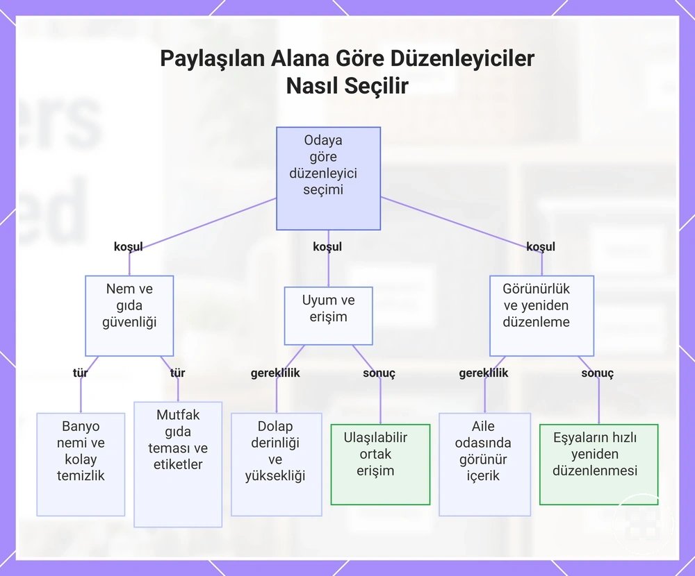Paylaşılan Alana Göre Düzenleyiciler Nasıl Seçilir