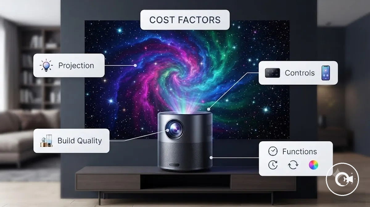 سمات جهاز عرض Galaxy المؤثرة في التكلفة والقيمة