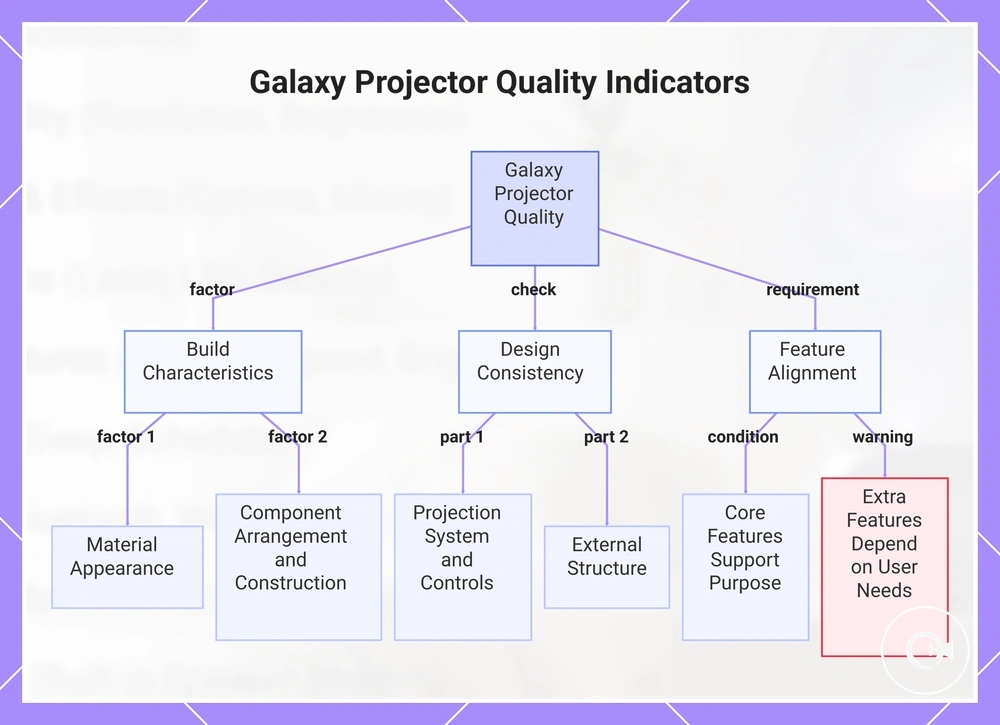 Galaxy Projector Quality Indicators