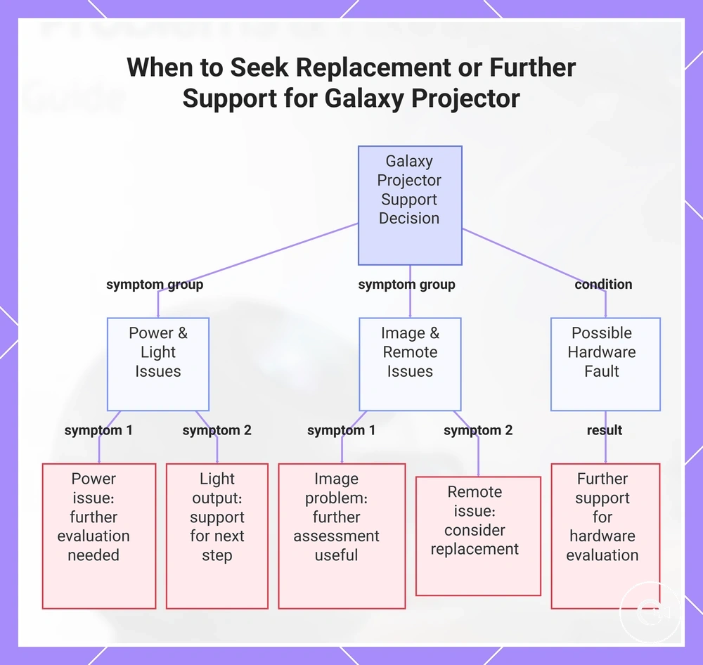 When to Seek Replacement or Further Support for Galaxy Projector