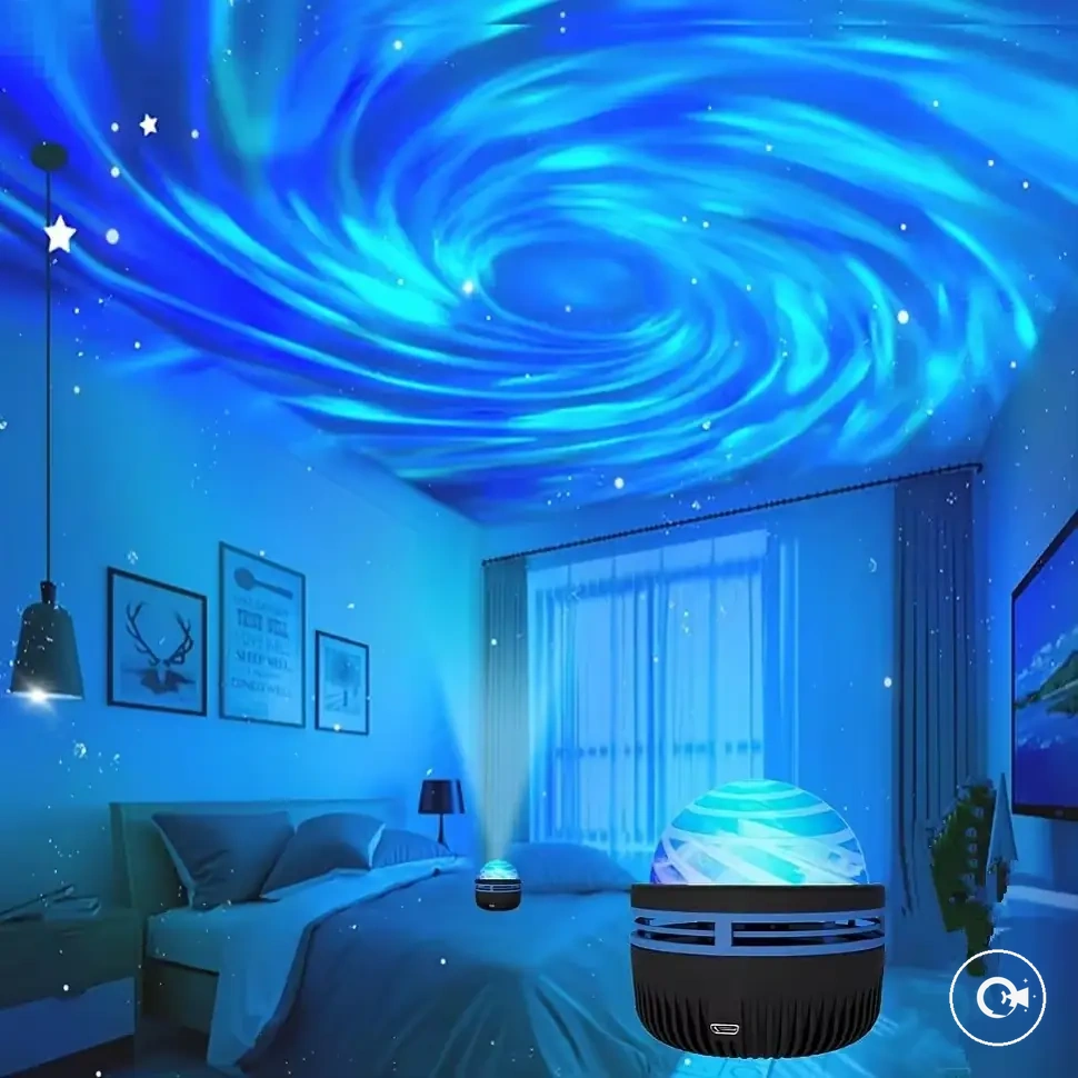 Lampe Projecteur Galaxy LED avec projection de ciel coloré