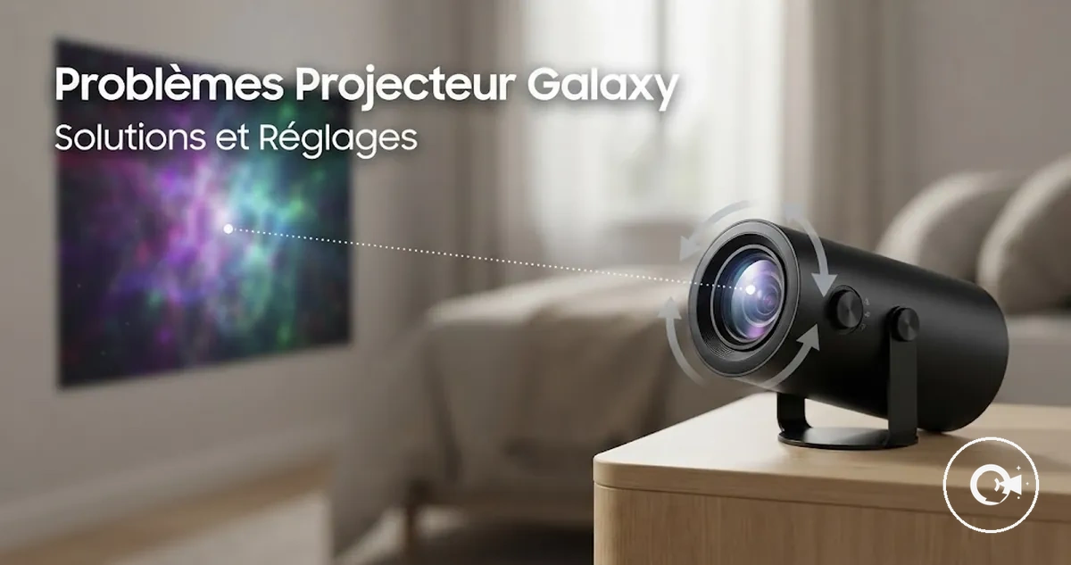Projecteur Galaxy avec réglage de projection pour résoudre les problèmes