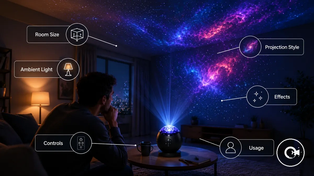 Critères de sélection pour choisir un projecteur Galaxy pour différentes pièces et utilisations