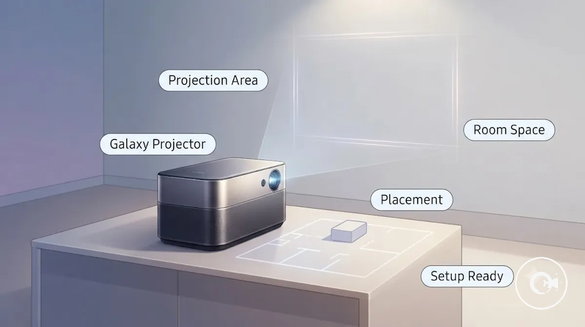 Preparation installation projecteur galaxy exigences base
