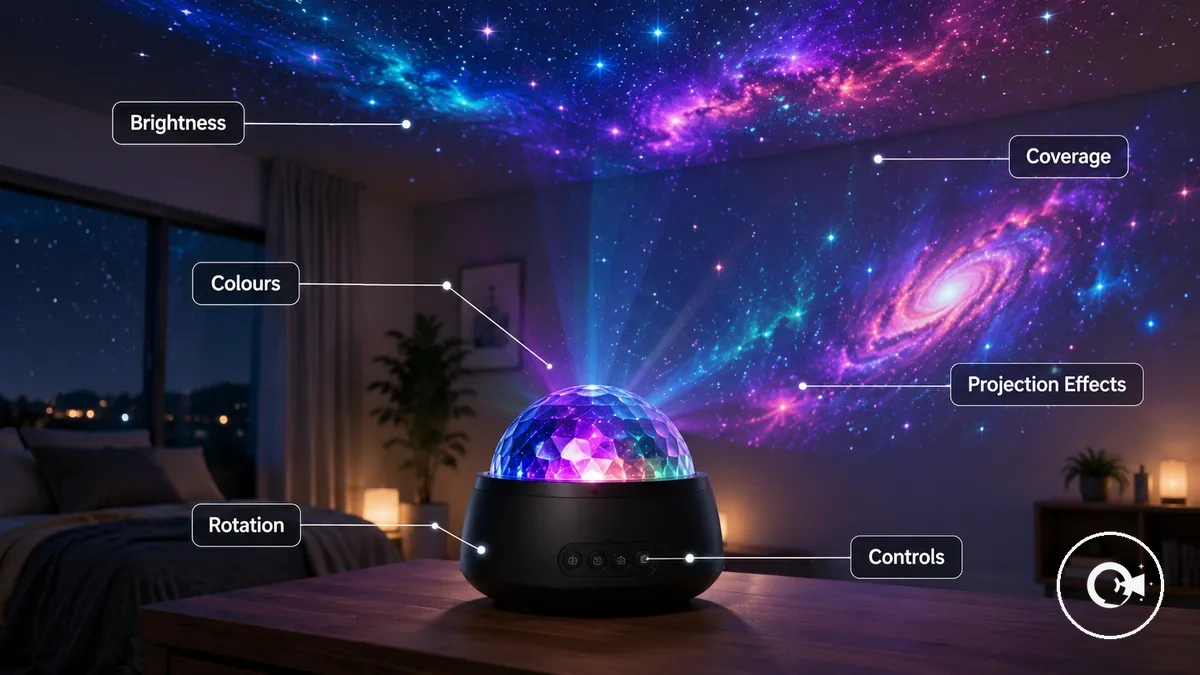 Principais recursos de projetores Galaxy que influenciam a qualidade da projeção e a experiência de visualização
